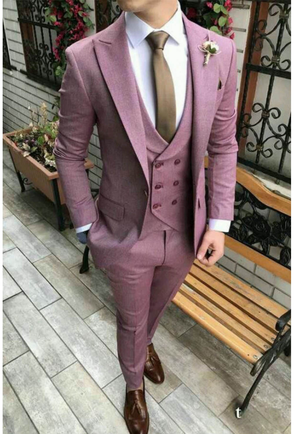 Lilac Pink 3-Piece Suit