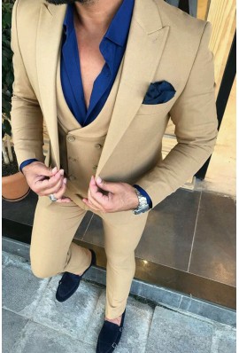 Double-breasted 3-piece suit