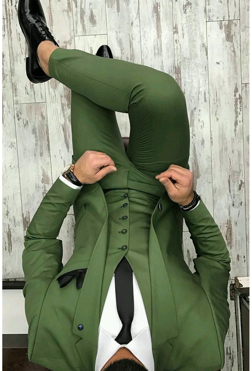 Green 3-Piece Suit