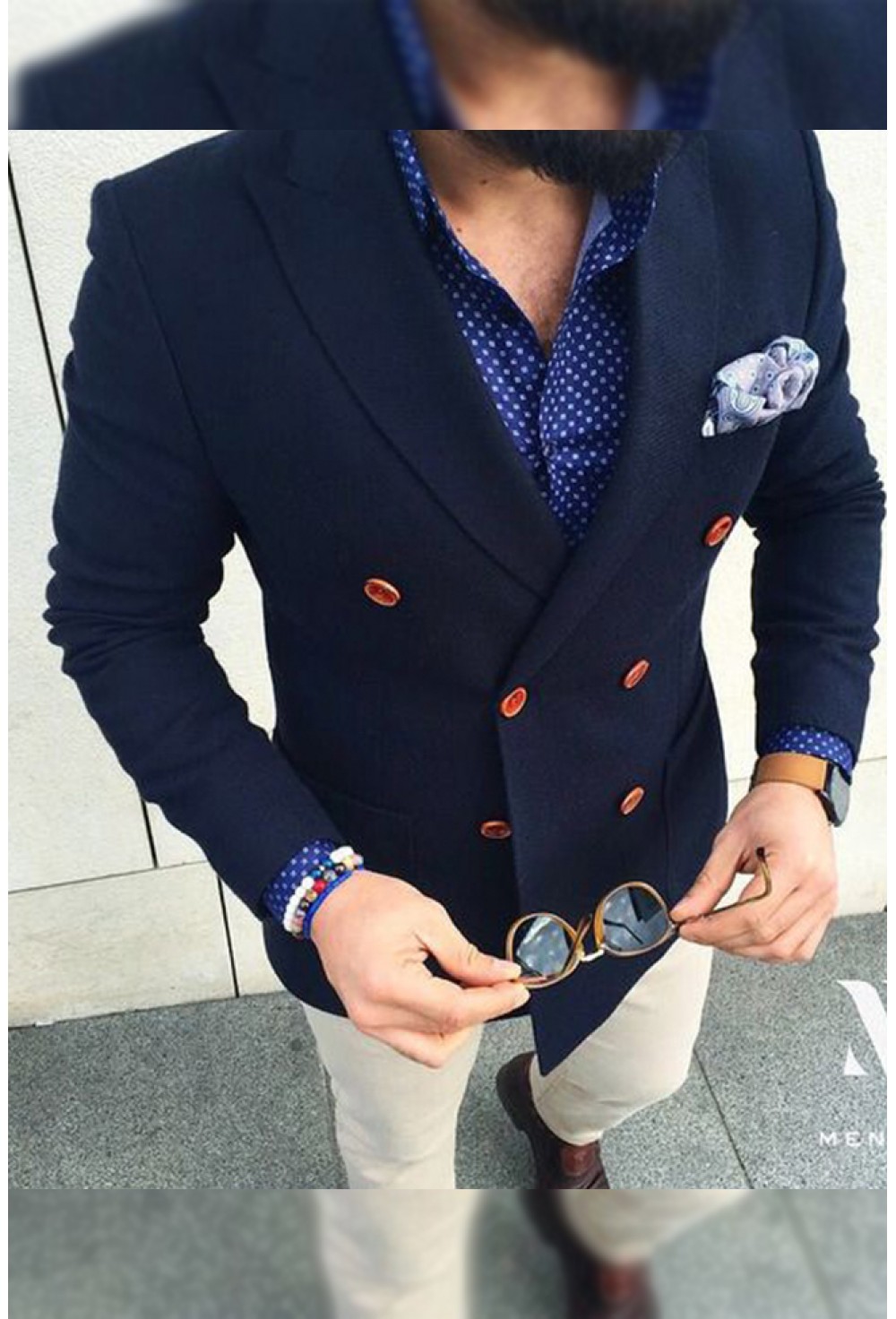 Blue Tweed Blazer