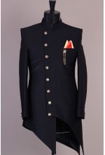 Black Jaquard Indo-western