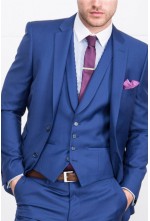Blue 3 pcs suit