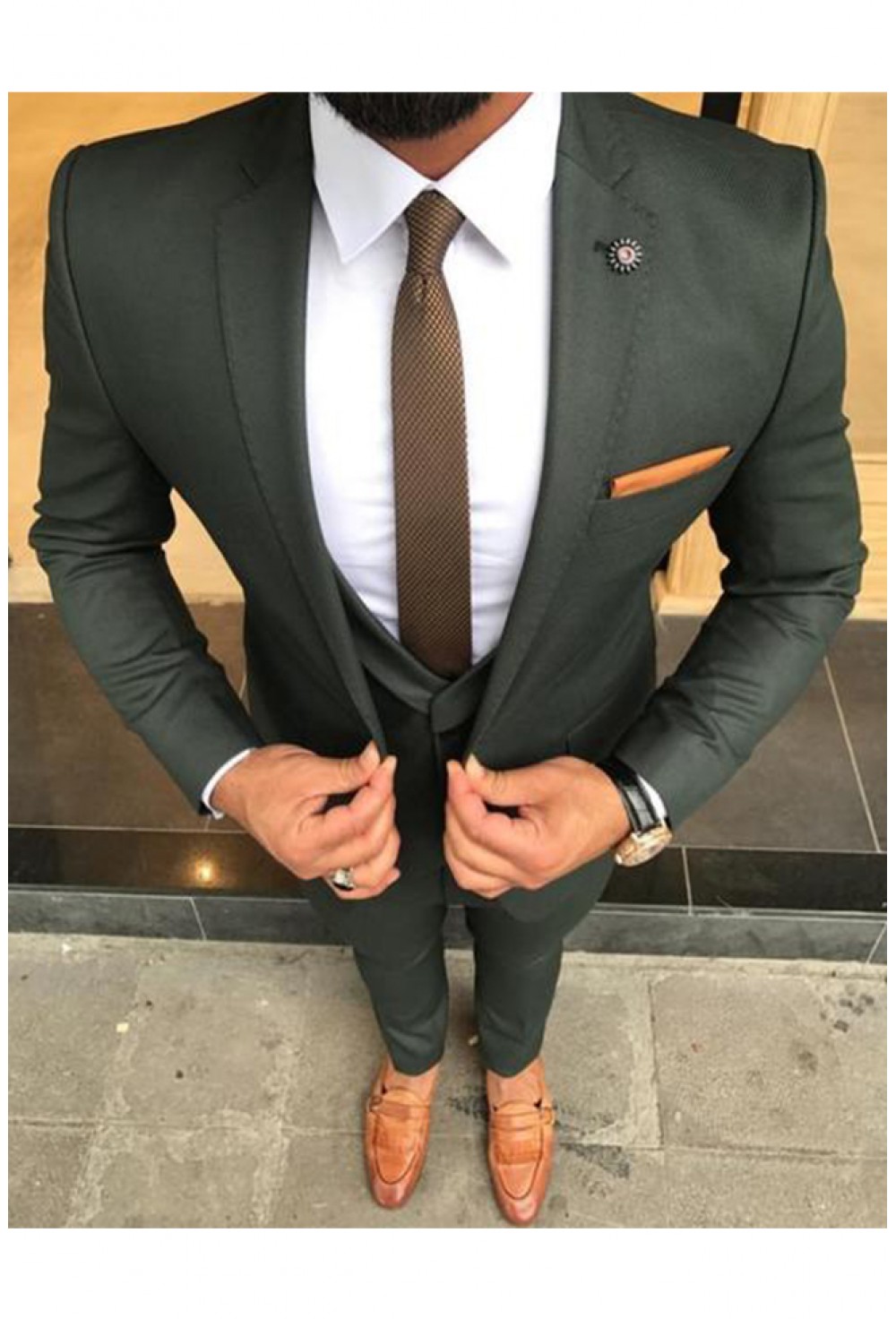 Bottle Green 3-piece