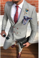 Double Brested Tweed Suit