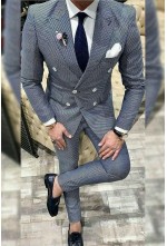Double Breasted Tuxedo Suit