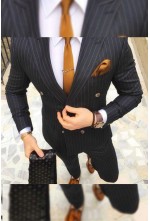 Grey stripe suit