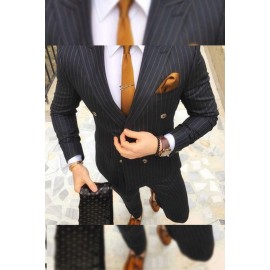 Grey stripe suit