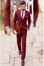 Red 3-piece Suit