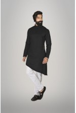 Black designed kurta