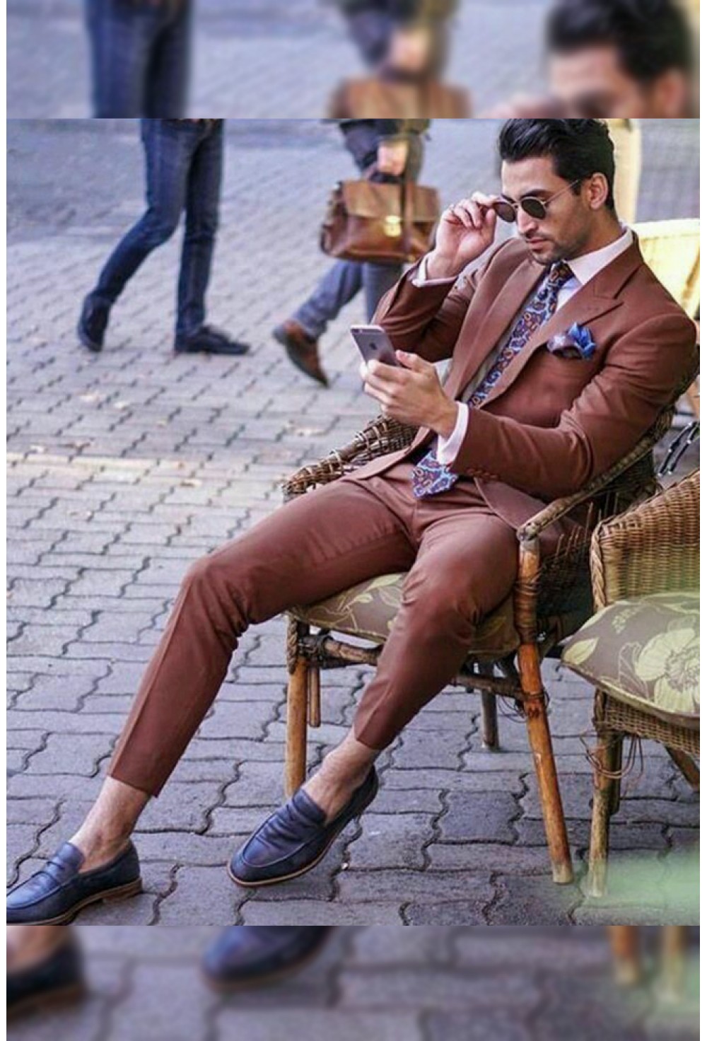Brick Red 2-Piece Suit