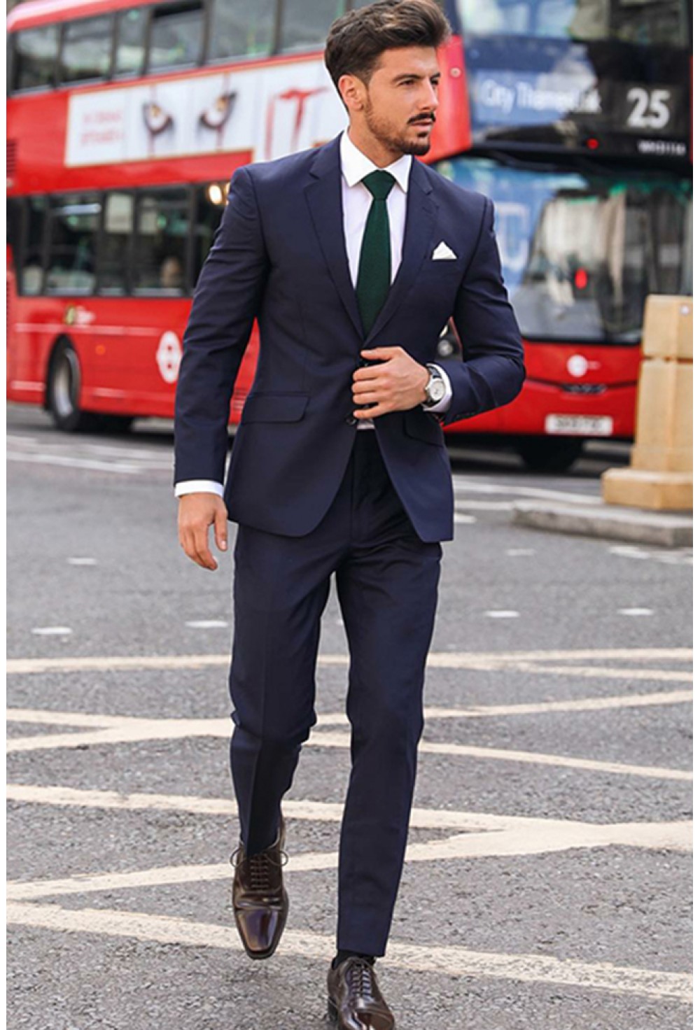 Dark grey 2 pcs suit