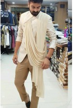 Drape design bandhgala