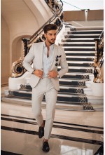  Off white 2 pcs suit,