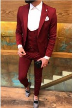 Red 4-piece Suit