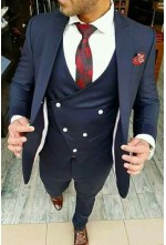 Tringle vested 4 pcs suit