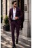 Single Vested Wine Suit