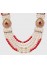 Red & White Color Mala For Men
