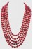 Red Moti Mala for men