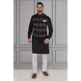 Black Kurta Jacket
