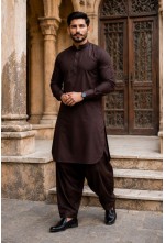 Dark Chocolate Espresso Wash & Wear Kurta