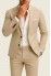 Beige Solid Premium Blazer Fabric
