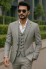 Premium Light Grey Suiting Fabric – Classic Refined Blend