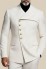 “Bianco Regale Striato Suiting Fabric”