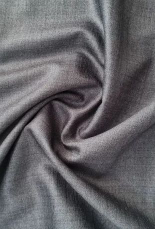 Charcoal Grey Solid Three-Piece Suit Fabric