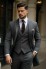 Charcoal Grey Solid Three-Piece Suit Fabric