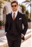 Premium Dark Brown Solid 3-Piece 