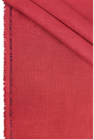 Crimson Linen Shirt