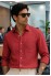 Crimson Linen Shirt