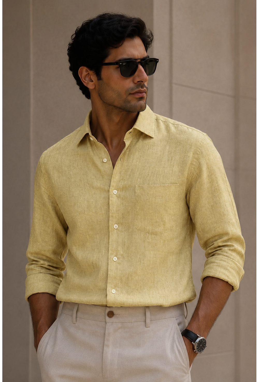 Golden Sand Linen