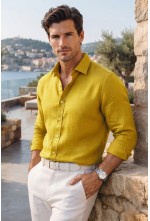 Golden Olive Linen