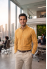 Mustard Yellow Textured Linen
