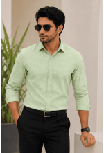 Mint Green Textured Linen
