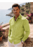 Light Olive Green Slub Linen