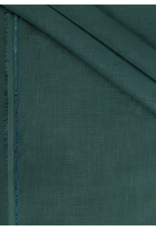 Men’s Textured Sea Green Linen