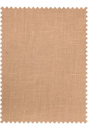 Solid Tan Brown Linen-Style