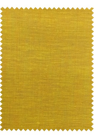 Mustard Yellow Textured Linen