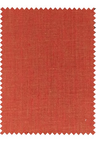 Rust Orange Textured Linen