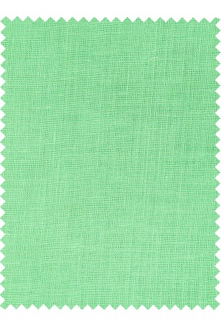 Bright Mint Green Textured Linen