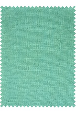 Vibrant Turquoise Slub Linen