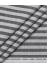 Classic Charcoal & White Striped Linen