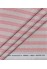 Classic Peach & White Striped Linen