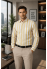 Classic Yellow & White Striped Linen