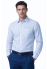 Classic Ice Blue Striped Linen