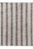 Classic Burgundy & White Striped Linen