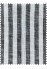 Classic Charcoal & White Striped Linen