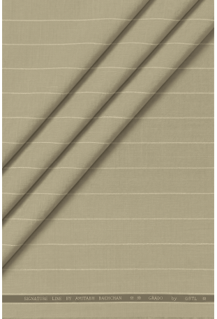 Sage Green Chalk Stripe Double-Breasted